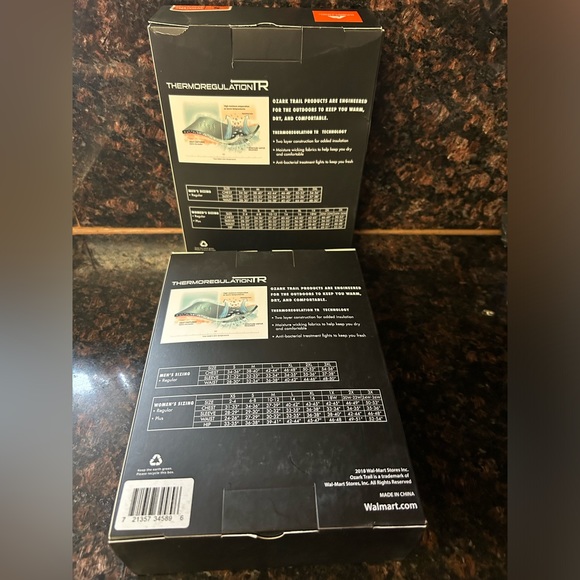 2 NIB Ozark Trail Women's Wool Blend Baselayer Crew retal $50 small - Picture 7 of 9